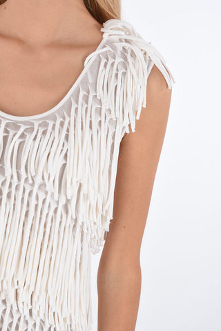 Top with All Over Fringes
