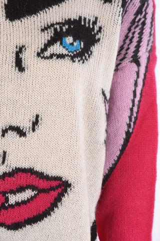 COUTURE! Embroidered Oversized Sweater
