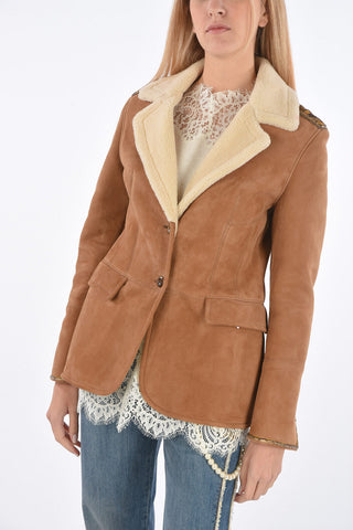 Suede Jacket with Decorative Details