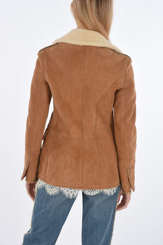 Suede Jacket with Decorative Details