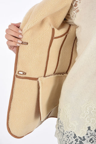 Suede Jacket with Decorative Details