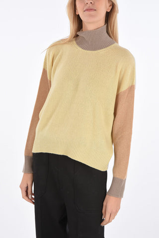 maglia a collo alto in cashmere