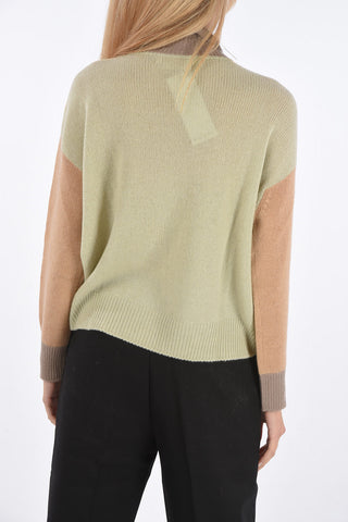 maglia a collo alto in cashmere