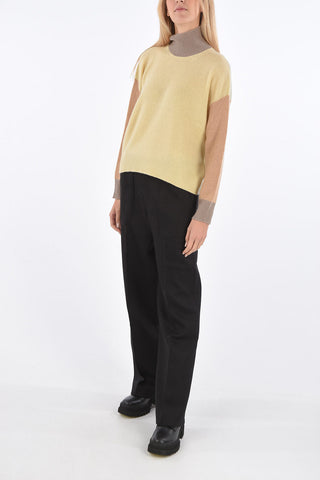 maglia a collo alto in cashmere