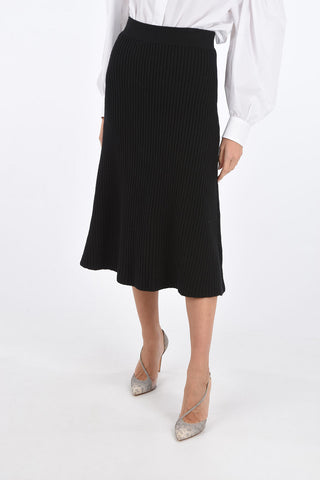 Ribbed DISTORTED Wool Longuette