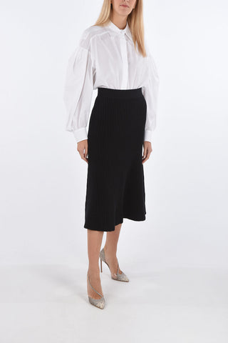 Ribbed DISTORTED Wool Longuette