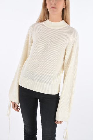 maglia mock a costine