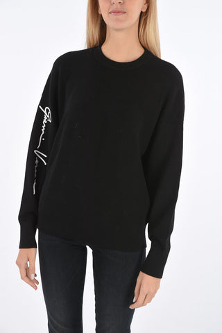 maglia girocollo in lana