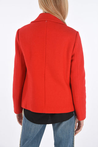 Quilted Double-breasted Short Coat