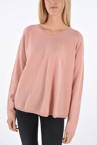 wool v-neck sweater