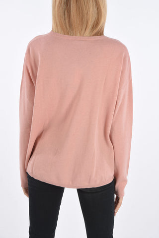 wool v-neck sweater