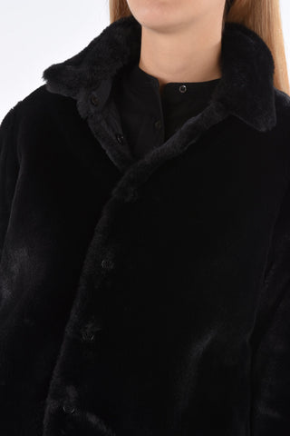 Reversible Jacket with Thermal Lining and Eco-fur