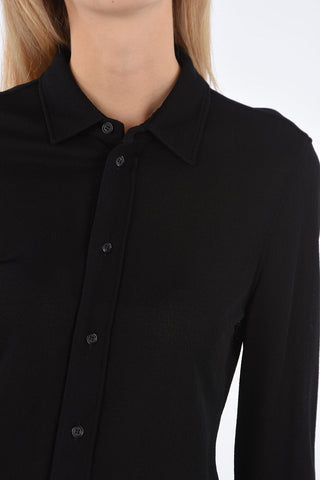 Long Sleeves Shirt with Front Buttoning