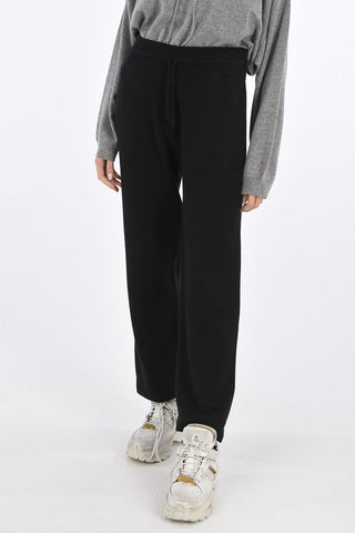 cashmere drawstring waist pants