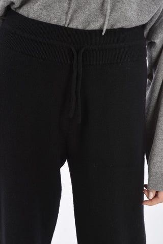cashmere drawstring waist pants