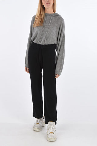 cashmere drawstring waist pants