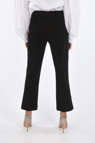Ribbed Velvet MONET Flare Pants