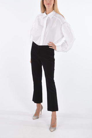 Ribbed Velvet MONET Flare Pants