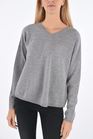 wool v-neck sweater