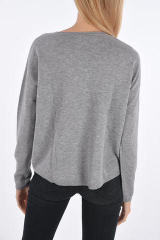 wool v-neck sweater