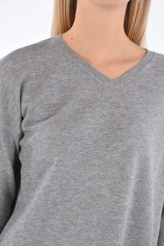 wool v-neck sweater