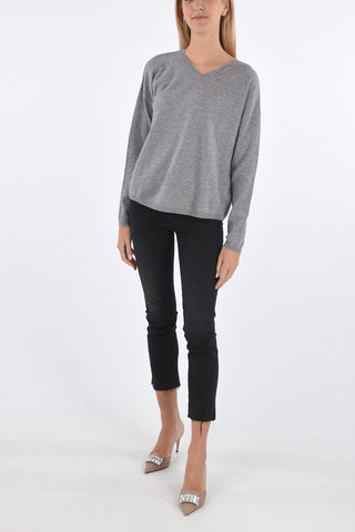 wool v-neck sweater