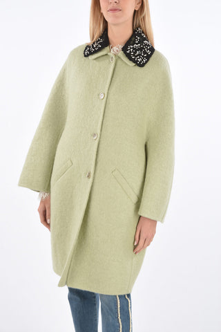 Cappotto 4 Bottoni con Colletto Gioiello