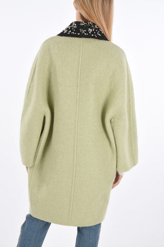 Cappotto 4 Bottoni con Colletto Gioiello