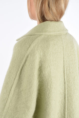 4 Button Coat with Jewel Collar