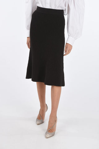 Ribbed Wool Skirt