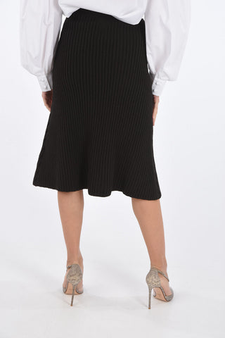 Ribbed Wool Skirt