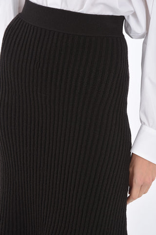 Ribbed Wool Skirt