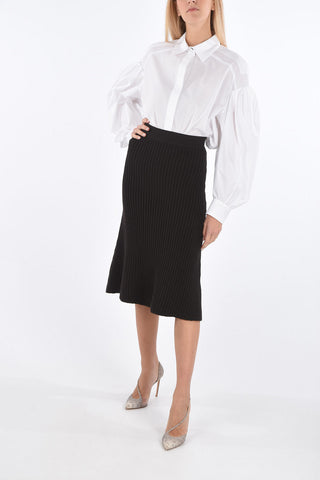 Ribbed Wool Skirt