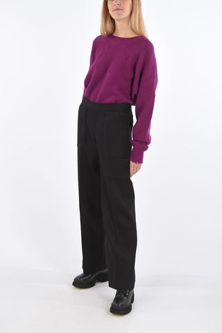 pantalone palazzo THERESA in misto lana
