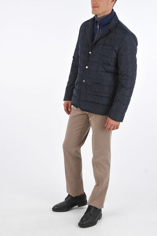 ID OUTDOOR Down Jacket with Detatchable Knit Detail