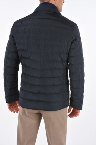 ID OUTDOOR Down Jacket with Detatchable Knit Detail