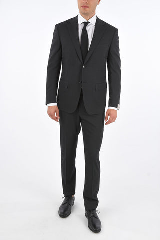 2 Buttons STRETCH MANTUA Suit with Notch Lapel