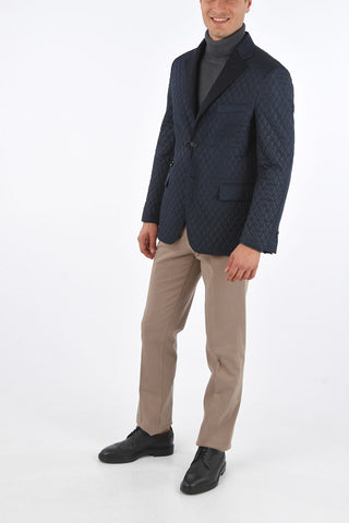 ID OUTDOOR 3 Button Quilted Blazer