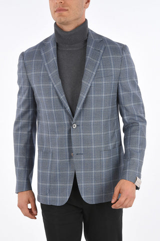 Windowpane Check GATE Patch Pocket Blazer