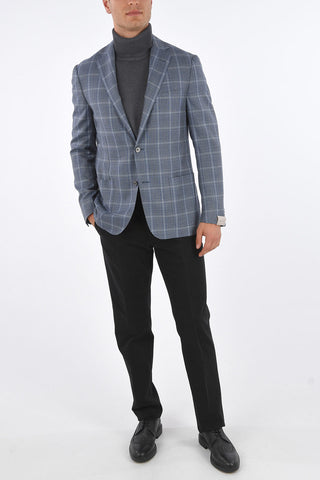 Windowpane Check GATE Patch Pocket Blazer