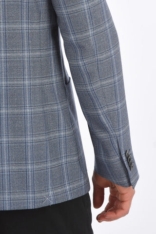 Windowpane Check GATE Patch Pocket Blazer