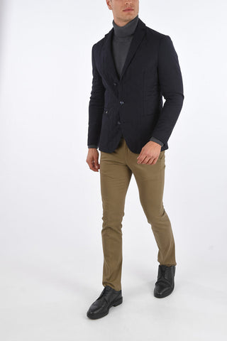 ID 3 Quilted Blazer with 3 Pockets