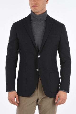 Half-lined Blazer with Patch Pockets