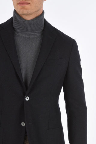 Half-lined Blazer with Patch Pockets