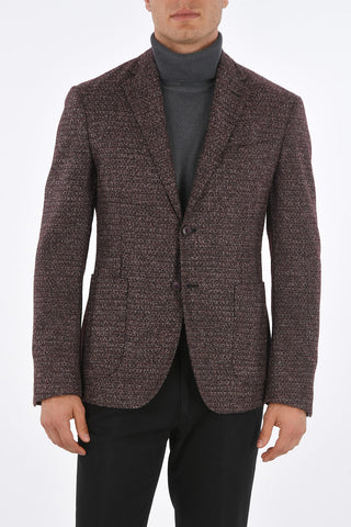 CC COLLECTION Bouclé Blazer with Patch Pocket