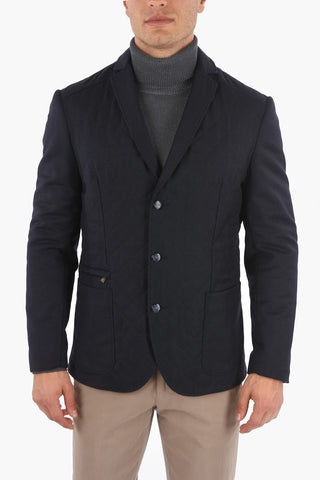 ID OUTDOOR Giacca Trapuntata in Lana e Cashmere