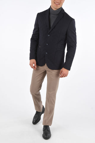 ID OUTDOOR Giacca Trapuntata in Lana e Cashmere
