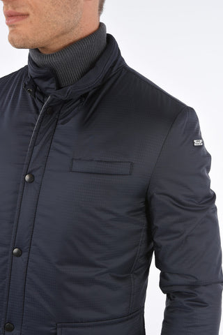 CC COLLECTION Micro Argyle Printed Padded Jacket with Removable Inner Vest