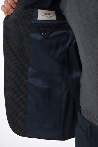 CC COLLECTION REWARD Blazer Foderato 3 Bottoni Mini Check
