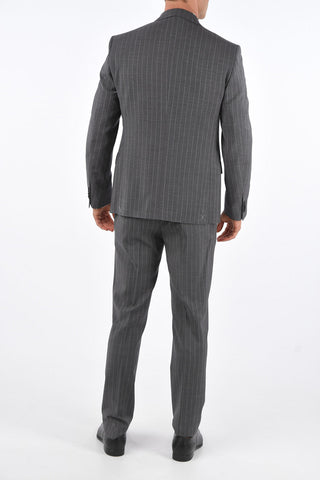 CC COLLECTION Side Split RIGHT Pinstriped Suit
